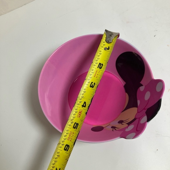 Disney Bowl FAC033502 Pink Minnie Mouse Design Melamine Character Baby Feeding - Picture 3 of 5